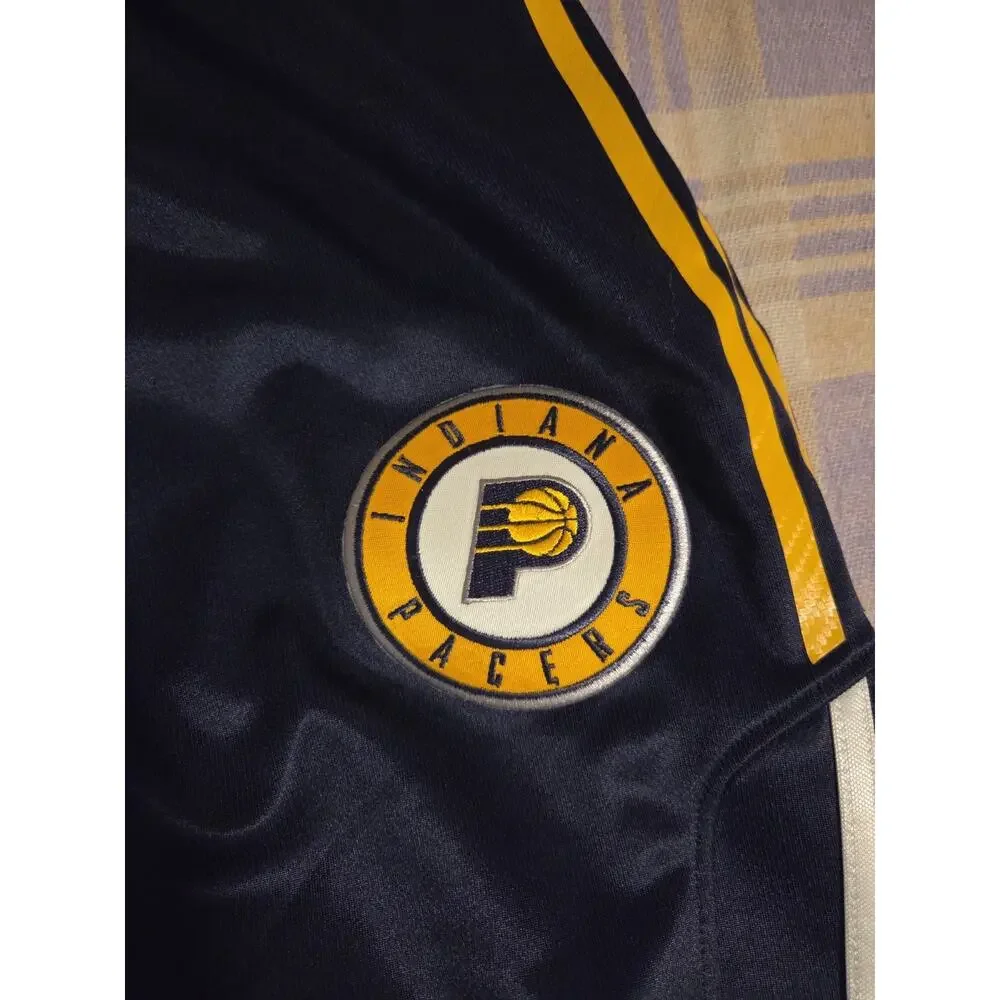 Vintage Adidas Pants Mens XXL Blue Tearaway Snap Breakaway Pacers 2XL Team Issue